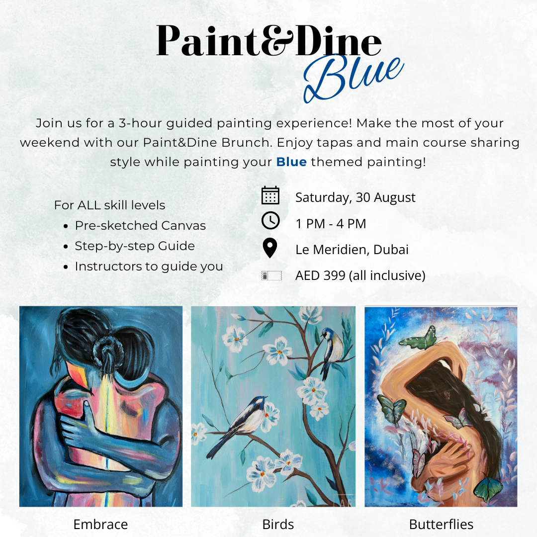 Blue Paint&Dine Brunch | Bebemos, Le Meridien, Dubai