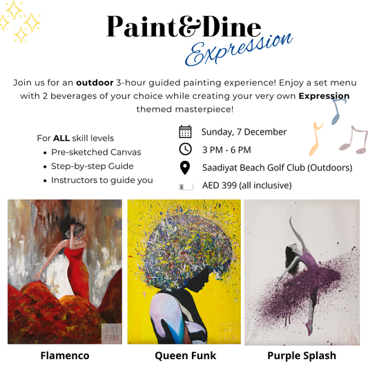 Expression Paint&Dine | Saadiyat Beach Golf Club (Outdoors), Abu Dhabi