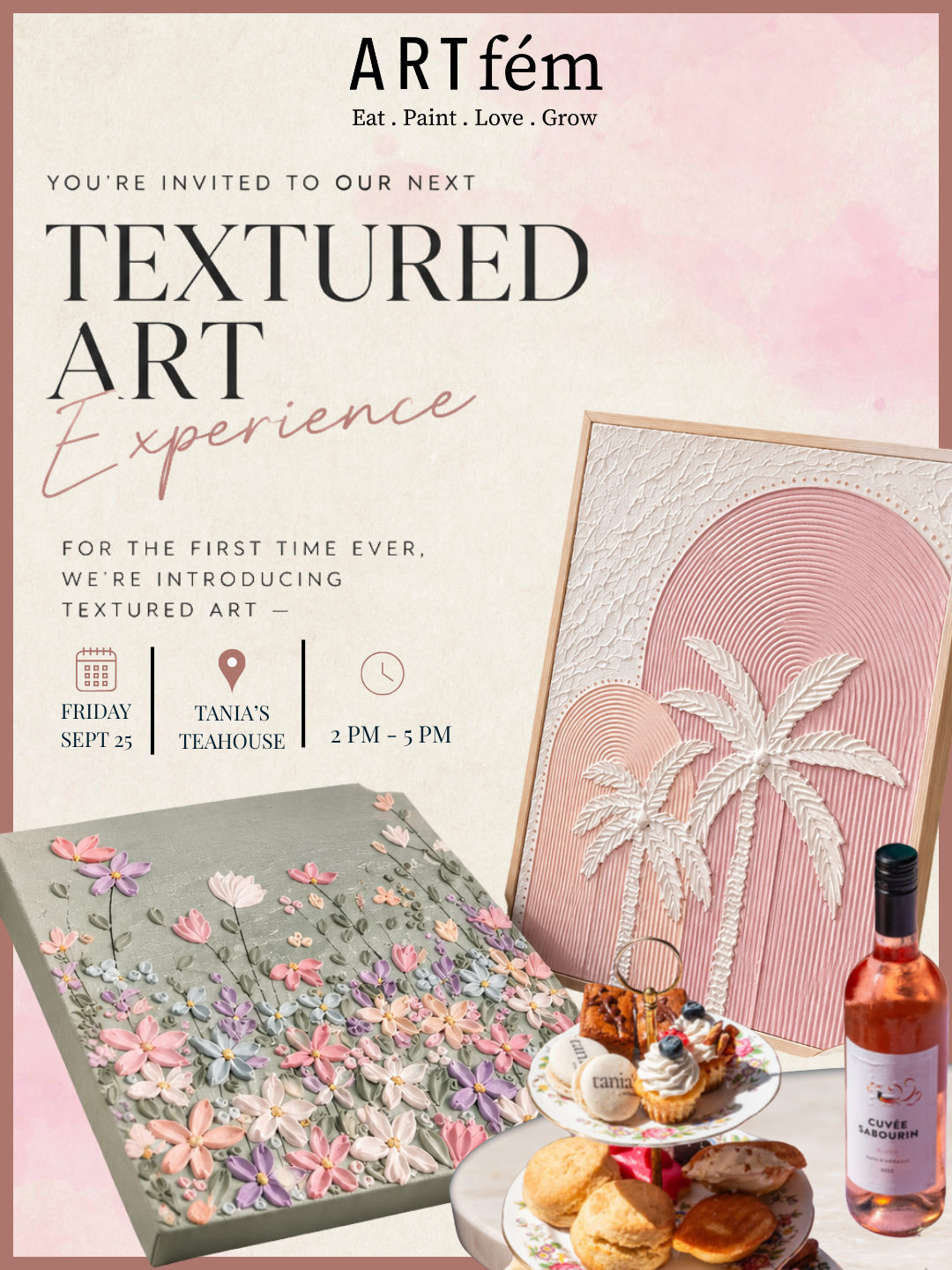 Texture & Tea at Tania's Teahouse