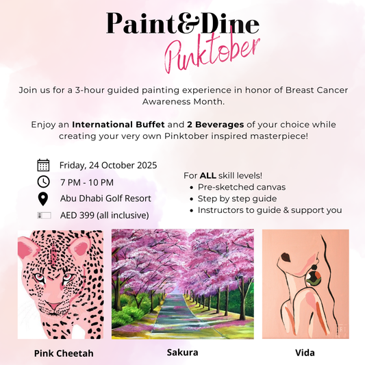 Pinktober Paint&Dine | Abu Dhabi Golf Resort