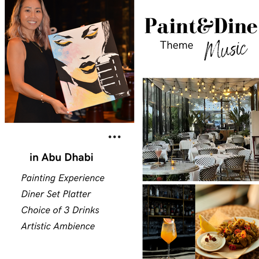 "Music" Paint&Dine Abu Dhabi