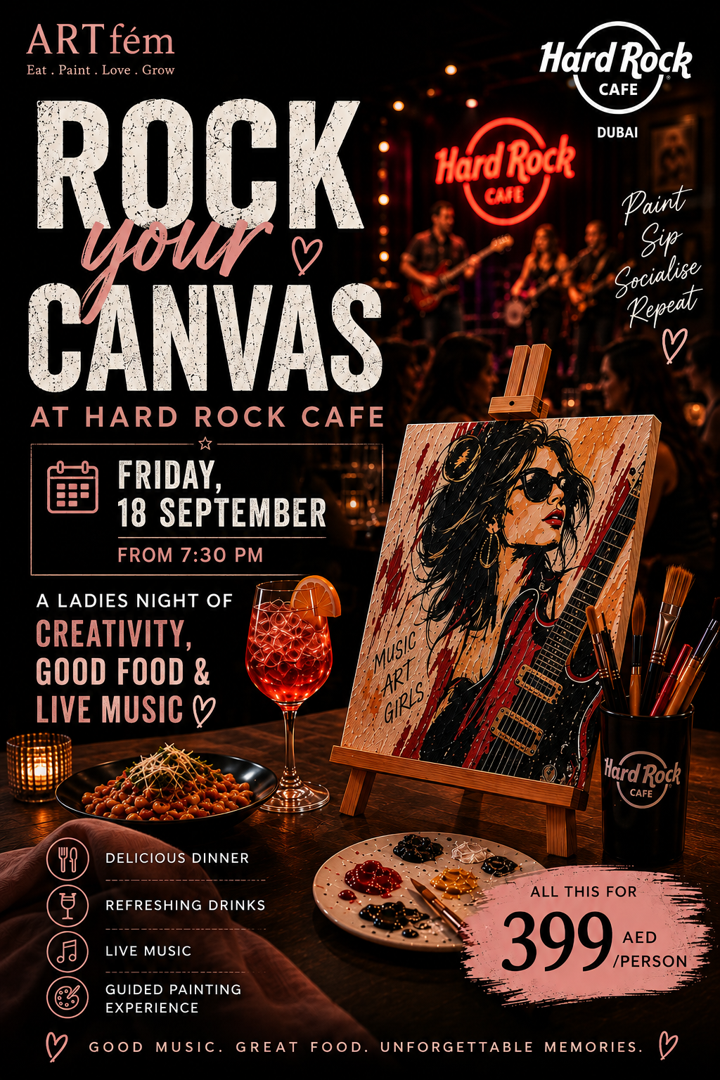 Rock Your Canvas | Hard Rock Cafe Dubai