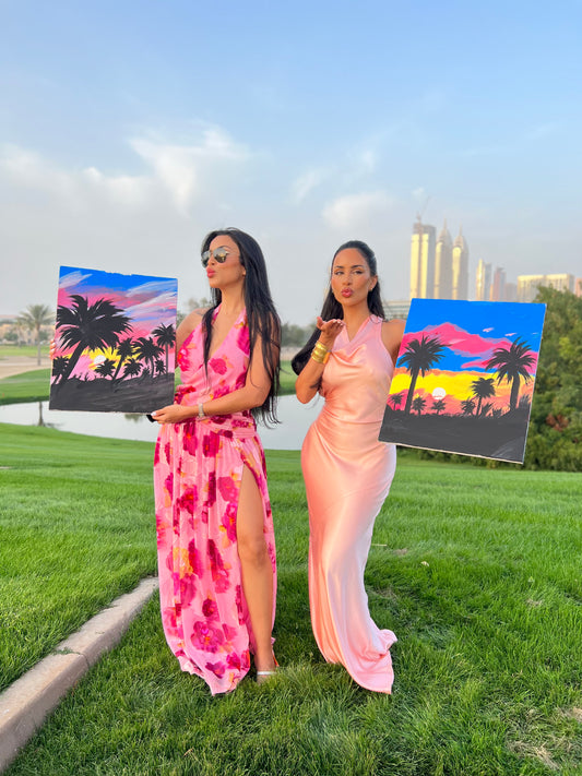 "Sunset" Paint&Dine Dubai