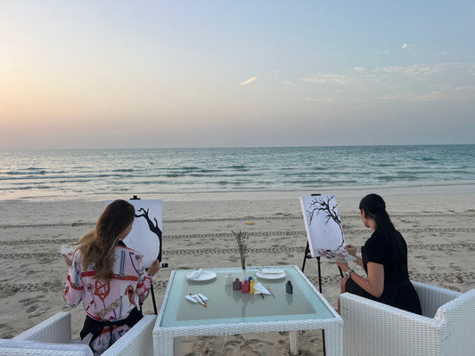 Beach Painting Abu Dhabi