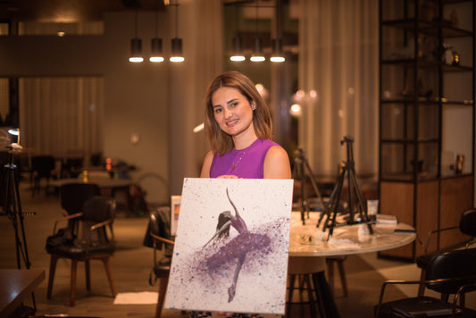 "Purple" Paint&Dine Dubai