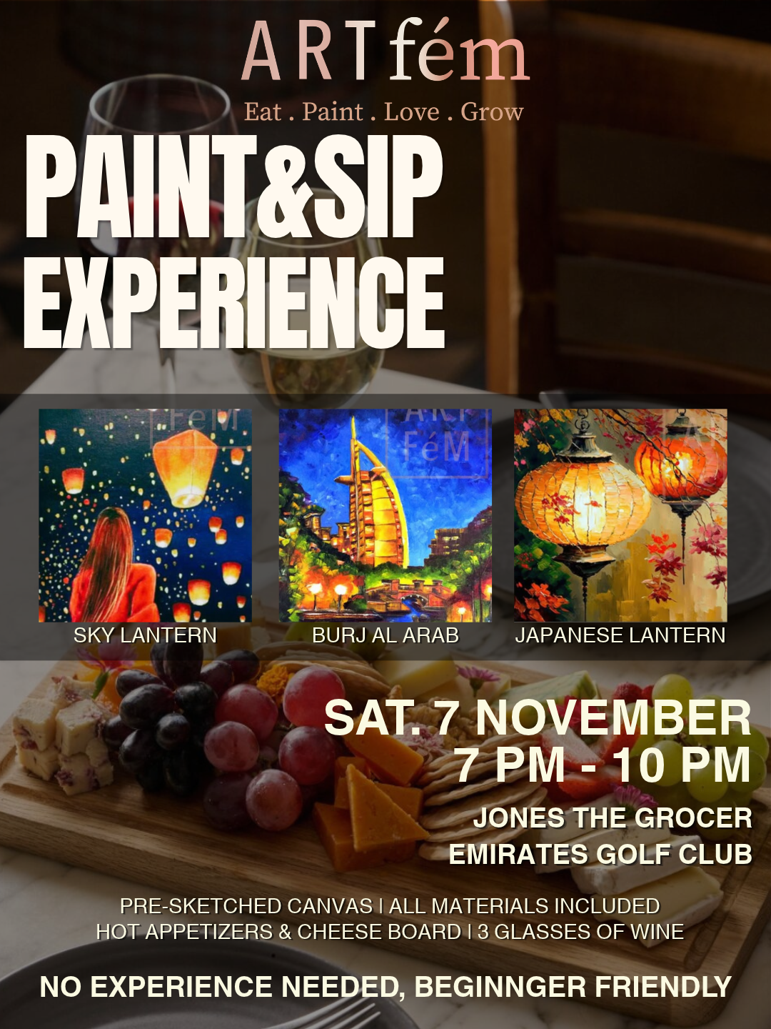Paint&Sip | Dubai Nights - EGC