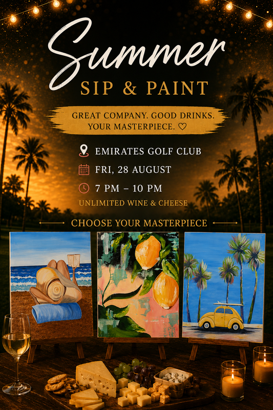 Summer Sip&Paint | Emirates Golf Club Dubai